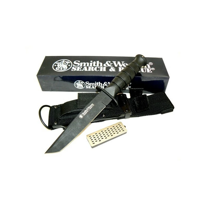 Couteau Smith&Wesson Search & Rescue Tanto Acier 440 Couteau Tactical S&W SWSURT 1 Couteau Smith&Wesson Search & Rescue Tanto Acier 440 Couteau Tactical S&W SWSURT