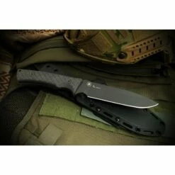 Couteau Spartan Blades Damysus Lame Acier Carbon 1095 Manche Micarta Etui Made USA SBSL003BKBK