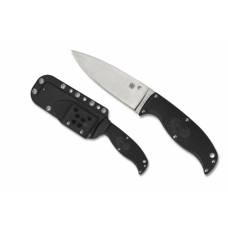 Couteau Spyderco Enuff 2 Lame Acier VG-10 Plain Manche FRN Etui Polymer Made In Japan SCFB31PBK2 2 Couteau Spyderco Enuff 2 Lame Acier VG-10 Plain Manche FRN Etui Polymer Made In Japan SCFB31PBK2 – Image 2