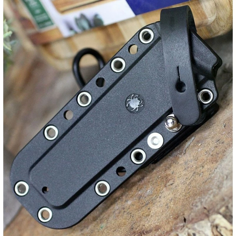 Couteau Spyderco Enuff 2 Lame Acier VG-10 Serr Manche FRN Etui Polymer Made In Japan SCFB31SBK2 2 Couteau Spyderco Enuff 2 Lame Acier VG-10 Serr Manche FRN Etui Polymer Made In Japan SCFB31SBK2 – Image 2