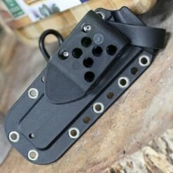 Couteau Spyderco Enuff 2 Lame Acier VG-10 Serr Manche FRN Etui Polymer Made In Japan SCFB31SBK2