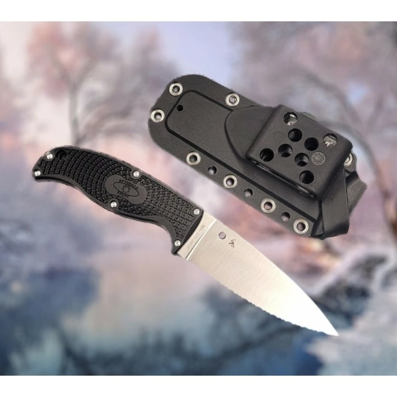 Couteau Spyderco Enuff 2 Lame Acier VG-10 Serr Manche FRN Etui Polymer Made In Japan SCFB31SBK2 6 Couteau Spyderco Enuff 2 Lame Acier VG-10 Serr Manche FRN Etui Polymer Made In Japan SCFB31SBK2 – Image 6