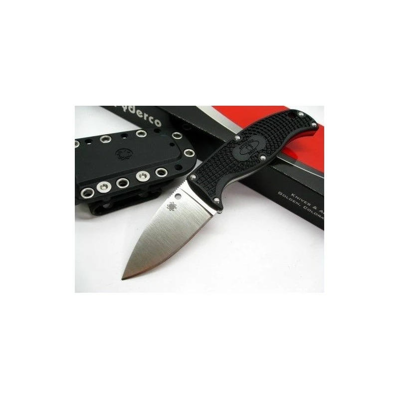 Couteau Spyderco Enuff Lame Acier VG-10 Manche FRN Made In Japan SCFB31PBK 1 Couteau Spyderco Enuff Lame Acier VG-10 Manche FRN Made In Japan SCFB31PBK