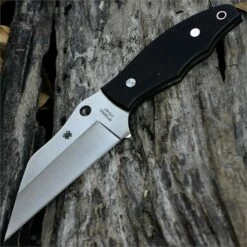 Couteau Spyderco Ronin 2 Acier CTS BD1 Manche G-10 Etui Boltaron SCFB09GP2