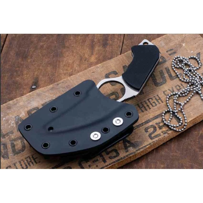 Couteau Spyderco Swick 5 Lame Acier LC200N Wharncliffe Serr Manche G10 Etui Boltaron Made USA SCFB14S5 2 Couteau Spyderco Swick 5 Lame Acier LC200N Wharncliffe Serr Manche G10 Etui Boltaron Made USA SCFB14S5 – Image 2