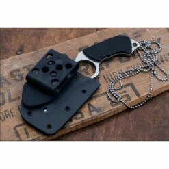 Couteau Spyderco Swick 5 Lame Acier LC200N Wharncliffe Serr Manche G10 Etui Boltaron Made USA SCFB14S5