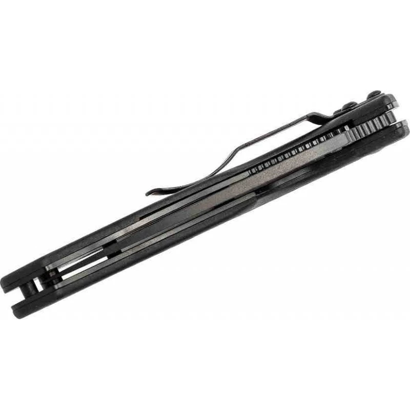 Couteau Spyderco Tenacious Black Lame Acier 8Cr13MoV Serr Manche FRN Linerlock Clip SC122PSBBK 1 Couteau Spyderco Tenacious Black Lame Acier 8Cr13MoV Serr Manche FRN Linerlock Clip SC122PSBBK