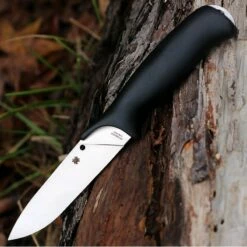 Couteau Spyderco Zoomer Lame Acier CPM-20CV Manche G-10 Etui Cuir SCFB42GP