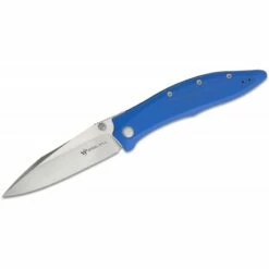 Couteau Steel Will GIENAH F53-13 Lame Acier D2 Satin Manche G10 Blue Linerlock Clip SMGF5313
