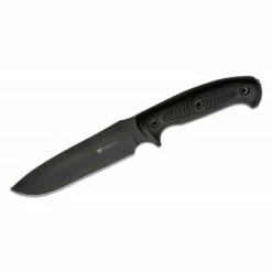 Couteau Steel Will Roamer R300-1BK Black Lame Acier D2 Manche TPE Etui Nylon SMGR3001BK