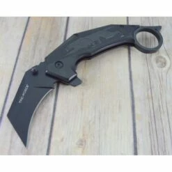 Couteau Tac-Force Karambit A/O Urban Fighter Lame Acier Inox Manche Aluminium Noir TF983BK