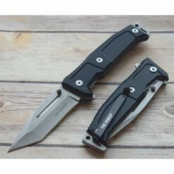 Couteau Tac Force Military A/O Lame Tanto Acier 3Cr13 Manche Aluminium Linerlock Clip TF969BK