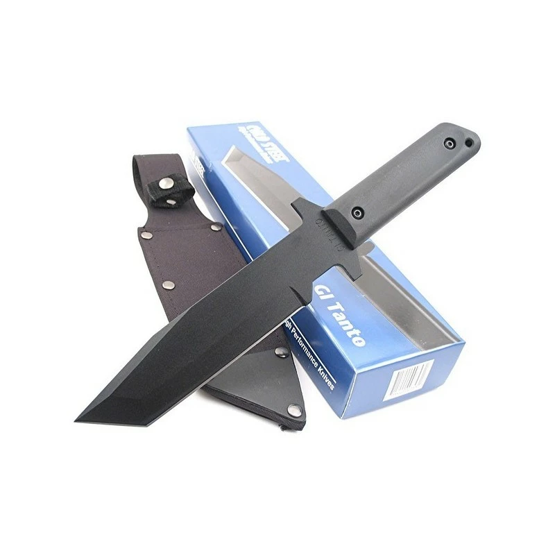 Couteau Tactical Bushcraft Cold Steel GI Tanto Lame Acier Carbone 1055 Manche Abs CS80PGT 2 Couteau Tactical Bushcraft Cold Steel GI Tanto Lame Acier Carbone 1055 Manche Abs CS80PGT – Image 2