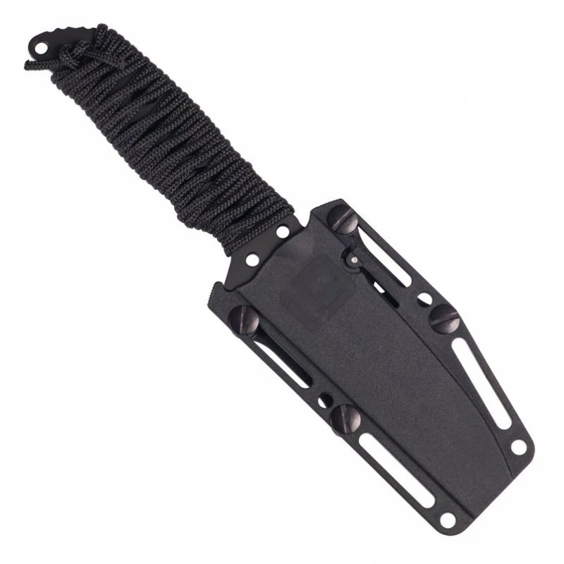 Couteau Tactical Heckler & Koch Fray Tanto Lame Acier 154CM Black Manche Paracorde Made USA HK55240 4 Couteau Tactical Heckler & Koch Fray Tanto Lame Acier 154CM Black Manche Paracorde Made USA HK55240 – Image 4