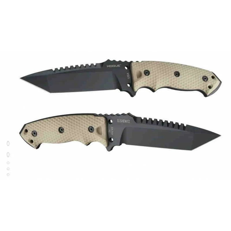 Couteau Tactical Hogue EX-F01 Tactical Tanto Lame Acier A2 Manche Tan G-10 Etui Nylon HO35127 2 Couteau Tactical Hogue EX-F01 Tactical Tanto Lame Acier A2 Manche Tan G-10 Etui Nylon HO35127 – Image 2