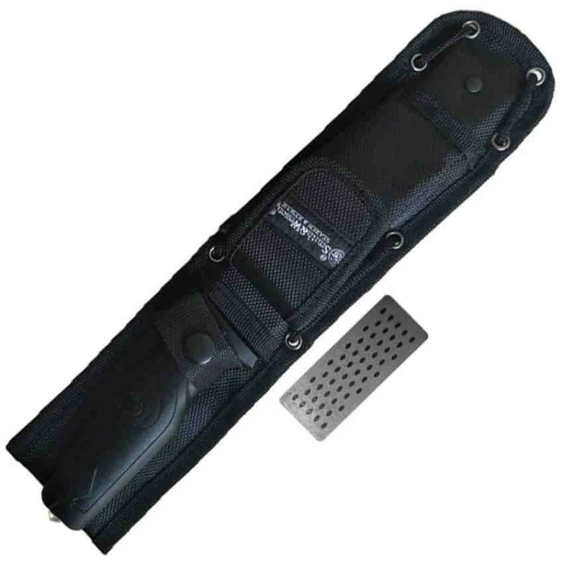 Couteau Tactical Smith&Wesson Search & Rescue Lame Acier 8Cr13MoV Manche Aluminium Etui Nylon SW1100071 2 Couteau Tactical Smith&Wesson Search & Rescue Lame Acier 8Cr13MoV Manche Aluminium Etui Nylon SW1100071 – Image 2
