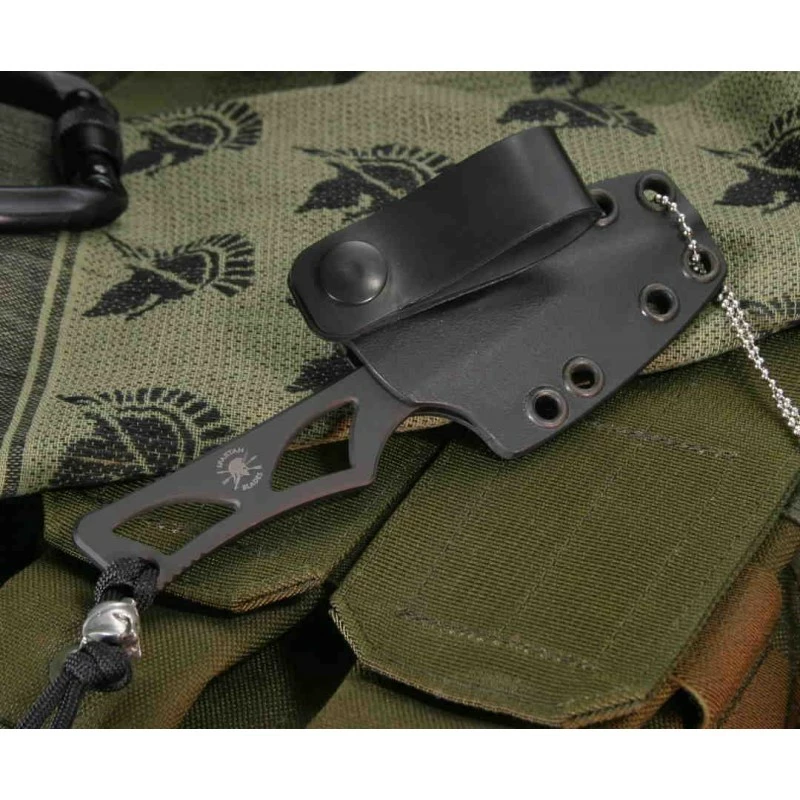 Couteau Tactical Spartan Blades Enyo Lame Acier AUS-8 Manche Squelette Etui ABS SBBL2BK 2 Couteau Tactical Spartan Blades Enyo Lame Acier AUS-8 Manche Squelette Etui ABS SBBL2BK – Image 2