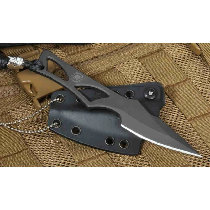 Couteau Tactical Spartan Blades Enyo Lame Acier AUS-8 Manche Squelette Etui ABS SBBL2BK 4 Couteau Tactical Spartan Blades Enyo Lame Acier AUS-8 Manche Squelette Etui ABS SBBL2BK – Image 4