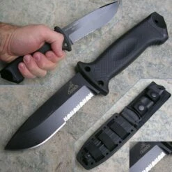 Couteau Tactical Survie Gerber LMF II Infantry Lame Acier 420HC Manche Noir Etui Holster Made USA G1629