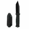 Couteau Tactical Takumitak Fulcrum Military Black Tanto Lame Acier D2 Manche G10 Etui Kydex TKF201BK
