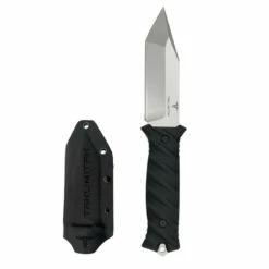 Couteau Tactical Takumitak Fulcrum Military Satin Tanto Lame Acier D2 Manche G10 Etui Kydex TKF201SL