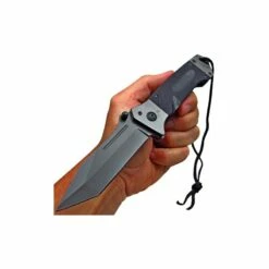 Couteau Tactical Tanto A/O Lame Acier Inox Manche G-10 Linerlock Clip CN300284BK