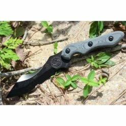 Couteau Tactical TOPS HKT (Hunter, Killer, Tracker) Carbone 1095 Manche Micarta Made In USA TPHKT01