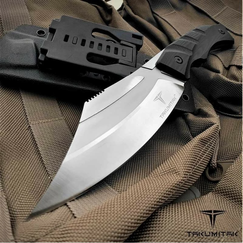 Couteau Takumitak Alert Lame Acier D2 Satin Manche G10 Etui Kydex TKF210SL 9 Couteau Takumitak Alert Lame Acier D2 Satin Manche G10 Etui Kydex TKF210SL – Image 9