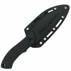 Couteau Takumitak DAY 500 Neckmuk Black Lame Acier D2 Manche G10 Etui Kydex TKF206BK