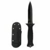 Couteau Takumitak HAVOC Dagger Black Military Lame Acier D2 Manche G10 Etui Kydex TKF202BK