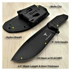 Couteau Takumitak TAKUMI Lame Acier D2 Black Manche G10 Etui Kydex TKF208BK -France Des Couteaux Soldes 2024 couteau takumitak takumi lame acier d2 black manche g10 etui kydex tkf208bk livraison gratuite 7