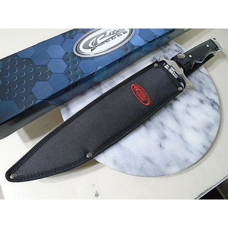 Couteau Toothpick Bowie Lame Acier Inox Manche Bois Etui Nylon CN211554 4 Couteau Toothpick Bowie Lame Acier Inox Manche Bois Etui Nylon CN211554 – Image 4