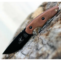 Couteau Tops 3 Pointer Tan Lame Acier Carbone 1095 Manche Micarta Etui Kydex Made In USA TP3PR02 -France Des Couteaux Soldes 2024 couteau tops 3 pointer tan lame acier carbone 1095 manche micarta etui kydex made in usa tp3pr02 livraison gratuite 2