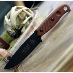 Couteau TOPS Baja 4.5 Reserve Edition Acier Carbone 1095 Manche Micarta Etui Cuir Made USA TPBAJA45R -France Des Couteaux Soldes 2024 couteau tops baja 45 reserve edition acier carbone 1095 manche micarta etui cuir made usa tpbaja45r livraison gratuite 2