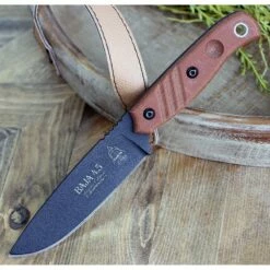 Couteau TOPS Baja 4.5 Reserve Edition Acier Carbone 1095 Manche Micarta Etui Cuir Made USA TPBAJA45R -France Des Couteaux Soldes 2024 couteau tops baja 45 reserve edition acier carbone 1095 manche micarta etui cuir made usa tpbaja45r livraison gratuite 3