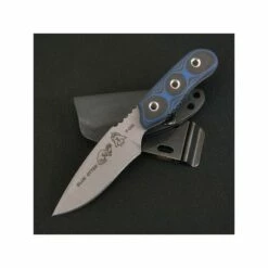 Couteau Tops Blue Otter Acier Carbone 1095 Manche G-10 Etui Kydex Made In USA TPOT01