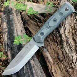 Couteau TOPS BOB Hunter Acier 154CM Manche Micarta Etui Kydex Made In USA TPBROS154BLM