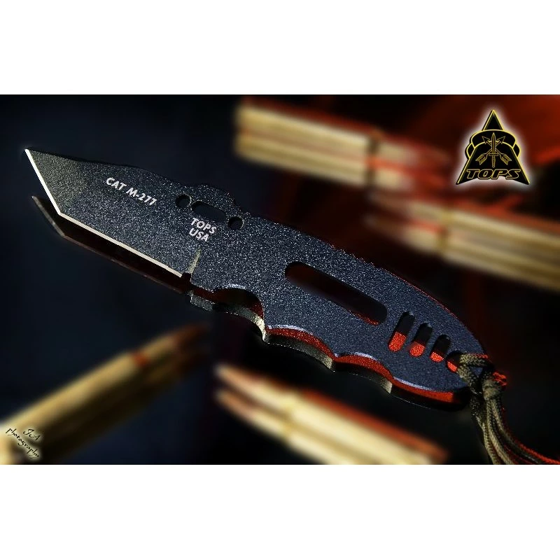 Couteau Tops Covert Anti-Terrorism Lame Acier Carbone 1095 Tops Knives Made In USA TP202 2 Couteau Tops Covert Anti-Terrorism Lame Acier Carbone 1095 Tops Knives Made In USA TP202 – Image 2