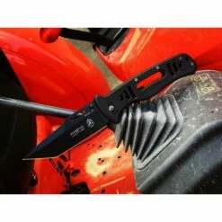 Couteau TOPS CQT Magnum Tanto Lame Acier N690Co Manche G-10 Linerlock Made Italy TPCQTM711