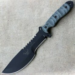 Couteau TOPS Skullcrusher's Xtreme Blade Acier Carbone 1095 Manche Micarta Etui Nylon Made In USA TPSXB10