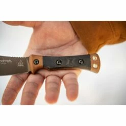 Couteau TOPS Woodcraft Manche Micarta Lame Acier Carbone 1095 Etui Cuir Made USA TPWC01 -France Des Couteaux Soldes 2024 couteau tops woodcraft manche micarta lame acier carbone 1095 etui cuir made usa tpwc01 livraison gratuite 6