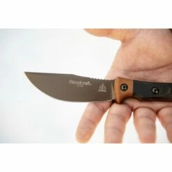 Couteau TOPS Woodcraft Manche Micarta Lame Acier Carbone 1095 Etui Cuir Made USA TPWC01 -France Des Couteaux Soldes 2024 couteau tops woodcraft manche micarta lame acier carbone 1095 etui cuir made usa tpwc01 livraison gratuite 7