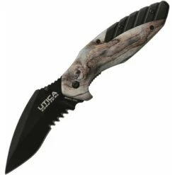 Couteau Utica Dark Sky II Lame Acier 8Cr13MoV Manche Camo Linerlock Clip UTK911310CP