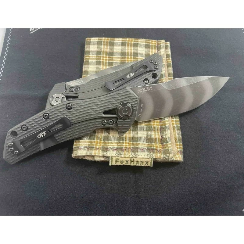 Couteau Zero Tolerance 0308BLKTS Lame Acier CPM-20CV Tigerstripe Manche G10/Titane IKBS USA ZT0308BLKTS 3 Couteau Zero Tolerance 0308BLKTS Lame Acier CPM-20CV Tigerstripe Manche G10/Titane IKBS USA ZT0308BLKTS – Image 3