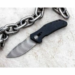 Couteau Zero Tolerance 0308BLKTS Lame Acier CPM-20CV Tigerstripe Manche G10/Titane IKBS USA ZT0308BLKTS