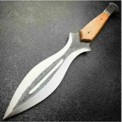 Dague Fabrication Artisanale Forgée Dans Un Clou De Rail Acier Carbone Etui Cuir PA7900 -France Des Couteaux Soldes 2024 dague fabrication artisanale forgee dans un clou de rail acier carbone etui cuir pa7900 livraison gratuite 2