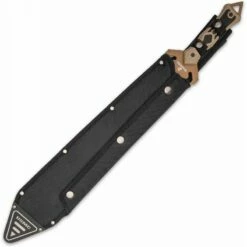 Epée Glaive USMC Desert Ops Sword Lame Acier AUS-6 Manche ABS Etui Nylon Honor Courage UC3507