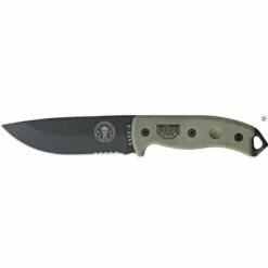 ES5SKOBK Rat Cutlery / Esee Knives Model 5 Serrated - Couteau Combat SEUL Survie Made In USA