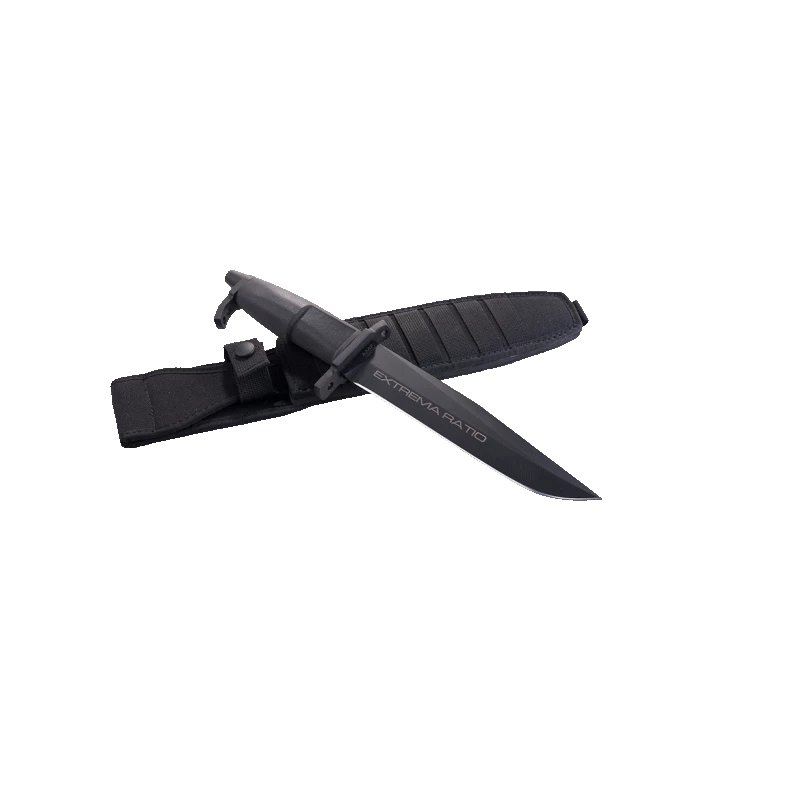 EX0485BLK Extrema Ratio AMF Fixed Blade Black N690 Blade Forprene Handle Cordura Sheath Italy 1 EX0485BLK Extrema Ratio AMF Fixed Blade Black N690 Blade Forprene Handle Cordura Sheath Italy