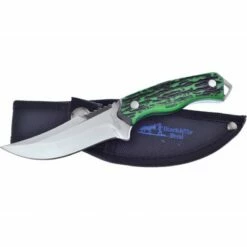FBKH017STAG Lot De 2 Couteau Frost Cutlery Skinner Manche Green Lame Acier Inox Etui Nylon